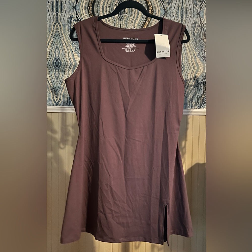 Berylove Purple Athletic Dress, Size XL
